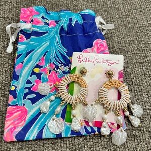Lilly Pulitzer earrings, new never worn